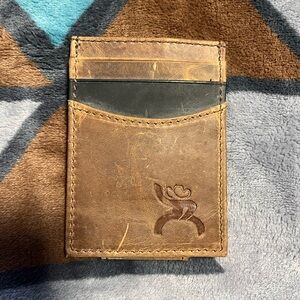 Hooey men’s card wallet and money clip